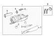 2023 Toyota Camry Glove Box Diagram - 55303-06230-B0