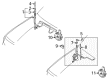 2000 Toyota MR2 Spyder Antenna Mast Diagram - 86309-32011