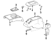 1991 Toyota Land Cruiser Center Console Base Diagram - 58811-60010-03