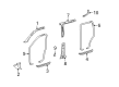 1998 Toyota Land Cruiser Weather Strip Diagram - 62331-60031-B0