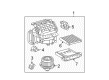 2008 Toyota Solara Blend Door Actuator Diagram - 87106-06110