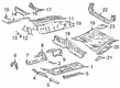 Toyota C-HR Floor Pan Diagram - 58112-10041