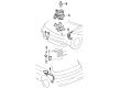 1994 Toyota Tercel ABS Pump And Motor Assembly Diagram - 44510-16050