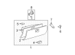 2004 Toyota 4Runner Glove Box Diagram - 55550-35060-B0