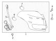 2013 Toyota RAV4 Tail Light Diagram - 81550-0R030