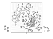 2006 Toyota Avalon Seat Cover Diagram - 71073-AC240-A1