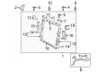 2009 Scion xB Radiator Support Diagram - 53201-12905