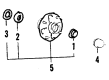 1986 Toyota Cressida Spare Wheel Diagram - 42611-22630-03