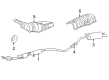 Toyota Prius Muffler Diagram - 17430-21580