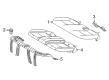 2022 Toyota Venza Seat Cover Diagram - 71075-48D00-B2