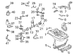 2001 Toyota Solara Fuel Filter Diagram - 23300-74280