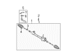 Toyota Steering Gear Box Diagram - 45510-52141