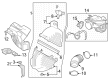 Toyota Crown Air Filter Diagram - 17801-15090