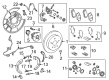 2009 Toyota Prius Wheel Stud Diagram - 90942-02082