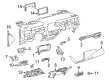 Toyota Corolla Cross Dash Panel Vent Portion Covers Diagram - 55606-0A050