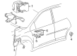 2005 Toyota Corolla ABS Control Module Diagram - 44050-02140