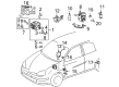 2002 Toyota Prius ABS Control Module Diagram - 89540-47030