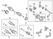 1995 Toyota Tacoma Differential Mount Diagram - 52380-35010