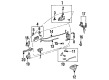 1996 Toyota Celica Door Lock Cylinder Diagram - 69051-20360