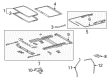 2017 Toyota Sequoia Weather Strip Diagram - 63251-AE010