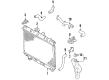 1989 Toyota Corolla Radiator Diagram - 16400-15380