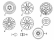 2019 Toyota RAV4 Wheel Cover Diagram - 42602-0R040