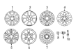 2010 Toyota Sequoia Spare Wheel Diagram - 42611-0C120