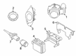 2020 Toyota GR Supra Parking Assist Distance Sensor Diagram - 89341-WAA02