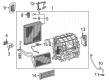 2023 Toyota Corolla Cross Evaporator Diagram - 88501-0A130