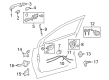 2021 Toyota RAV4 Door Lock Cylinder Diagram - 69005-42810