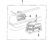 1986 Toyota Camry Light Socket Diagram - 81555-32081