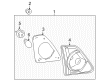 2010 Toyota Corolla Tail Light Diagram - 81580-02190