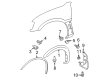 Toyota RAV4 Mud Flaps Diagram - 76621-42070