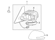 2013 Scion xB Mirror Cover Diagram - 87915-22050-C1