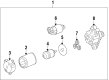 Toyota Starter Motor Diagram - 28100-0T260