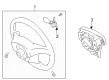 2005 Toyota Corolla Steering Wheel Diagram - 45100-02281-E0