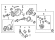 2017 Toyota Highlander Differential Mount Diagram - 52380-0E020