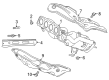 2023 Toyota Crown Exhaust Manifold Diagram - 17141-25650