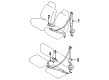 Toyota Pickup Seat Belt Diagram - 73370-35030-B2