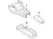 1991 Toyota Corolla Center Console Base Diagram - 58811-12420-02
