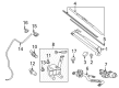 Toyota Windshield Wiper Diagram - 85221-52480