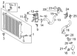 2022 Toyota Venza Radiator Diagram - 16400-25130