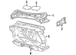 1987 Toyota Celica Dash Panels Diagram - 55101-20700