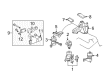 2006 Toyota Avalon Engine Mount Diagram - 12309-0P010