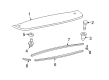 Toyota Matrix Spoiler Diagram - 76871-02910