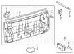 2021 Toyota 4Runner Weather Strip Diagram - 68291-35030