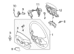 2008 Toyota Land Cruiser Steering Column Cover Diagram - 45186-60050-E0