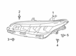 2019 Toyota Avalon Headlight Diagram - 81110-07201