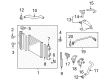 2016 Toyota Tacoma Thermostat Housing Diagram - 16321-75020