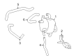 Toyota RAV4 Coolant Reservoir Hose Diagram - 16283-28110